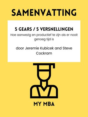 cover image of Samenvatting--5 Gears / 5 Versnellingen